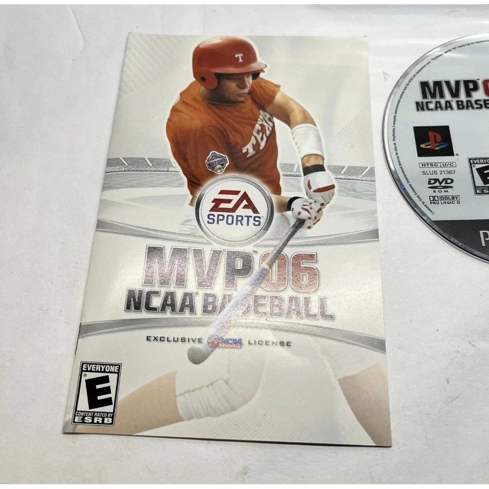 MVP 06 NCAA Baseball (Sony PlayStation 2, 2006) Complete